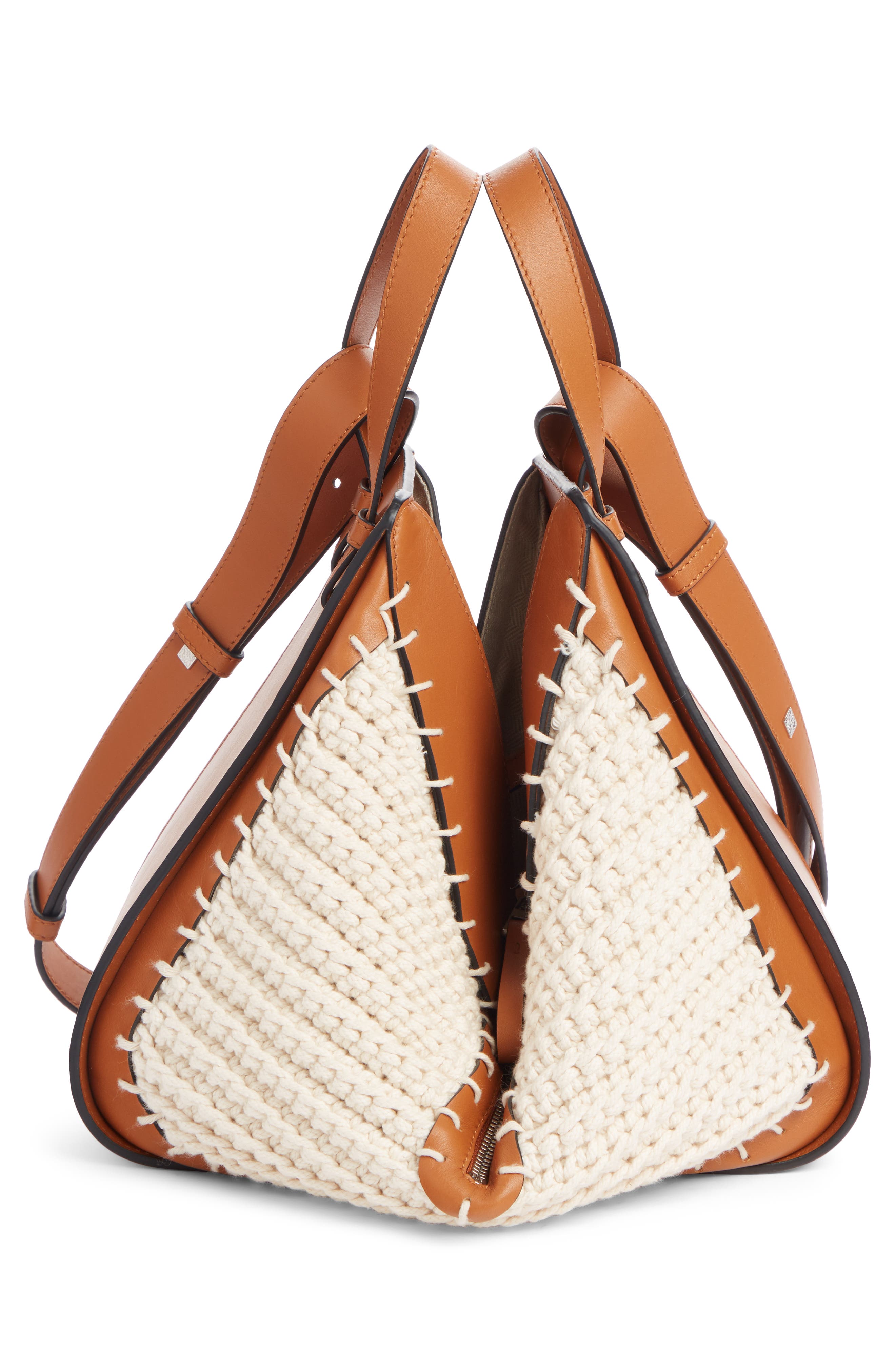 Loewe Small Hammock Cotton & Leather Hobo, Alternate, color, 