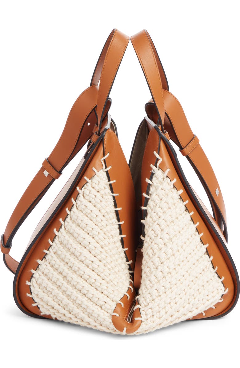 Loewe Small Hammock Cotton & Leather Hobo, Alternate, color,