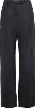 Khaite Hunter Straight Leg Virgin Wool Pants