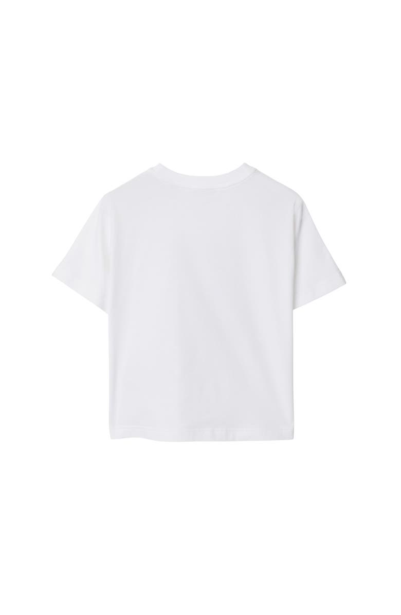 Burberry Rose Cotton T-shirt, Alternate, color, 