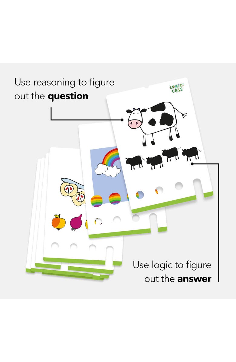 HABA Logic! CASE Brain Games for Kids Starter Set 5+, Brain Teaser Puzzles and Car Games, Mind Puzzles to Develop Critical Thinking for Kids, Alternate, color, Yellow Multi