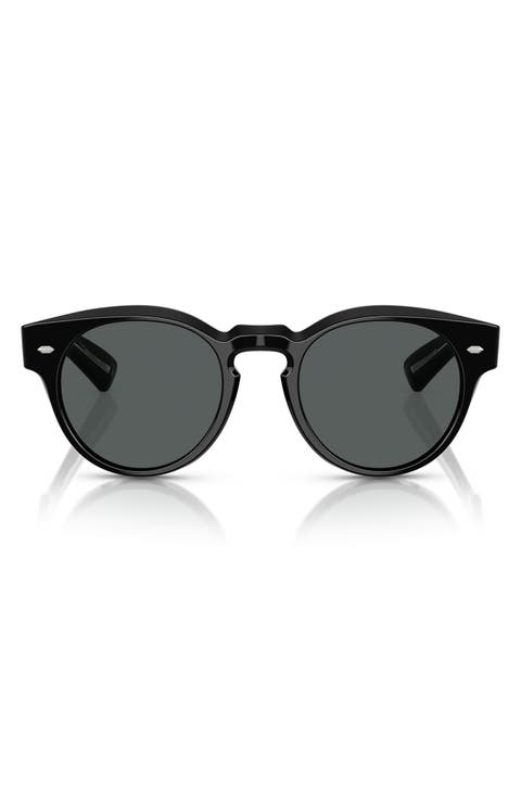 Hayton 49mm Polarized Small Phantos Sunglasses