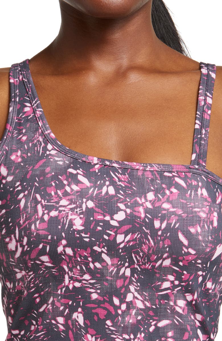 Zella Strength Crop Asymmetric Tank, Alternate, color, 