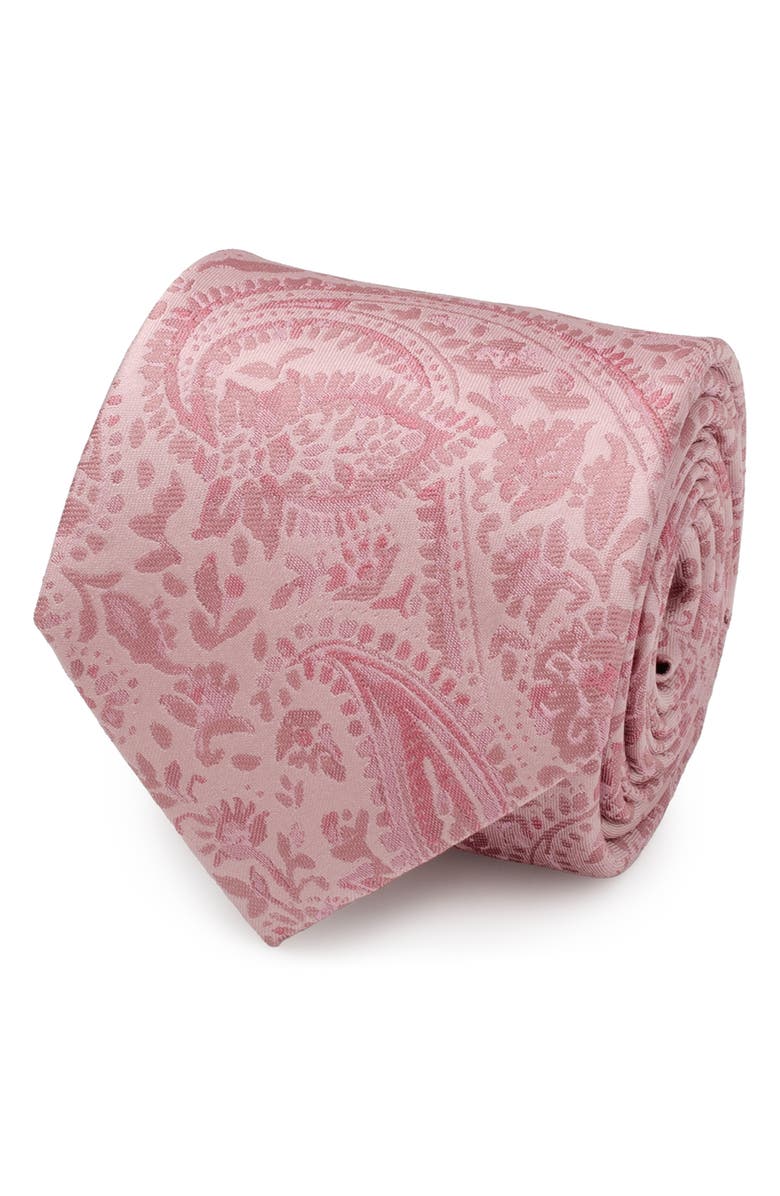 Cufflinks, Inc. Blush Paisley Silk Tie, Alternate, color, Pink