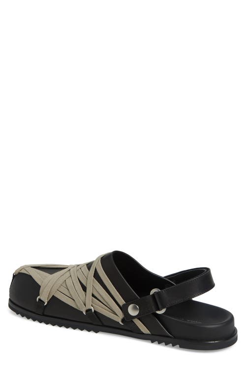 Rick Owens Concordians Megalaced Mules In Black