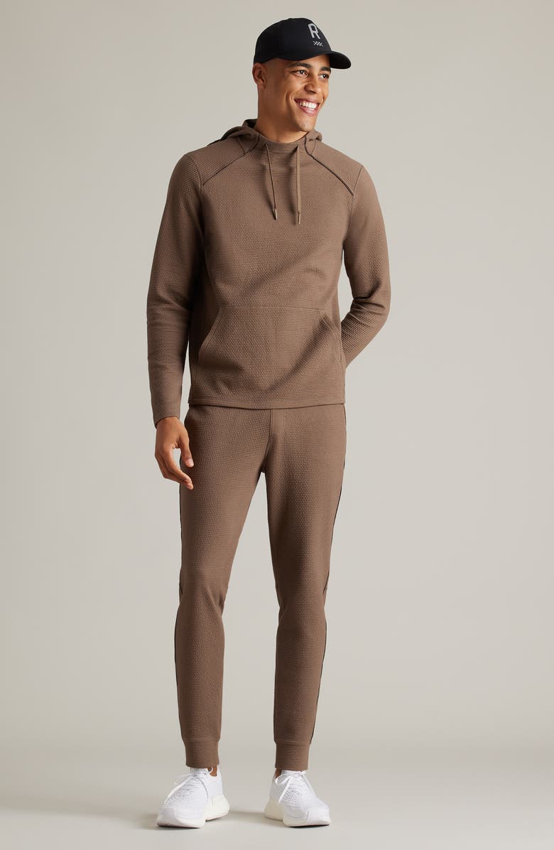 Rhone Tribeca Stretch Hoodie, Alternate, color, Chocolate Chip