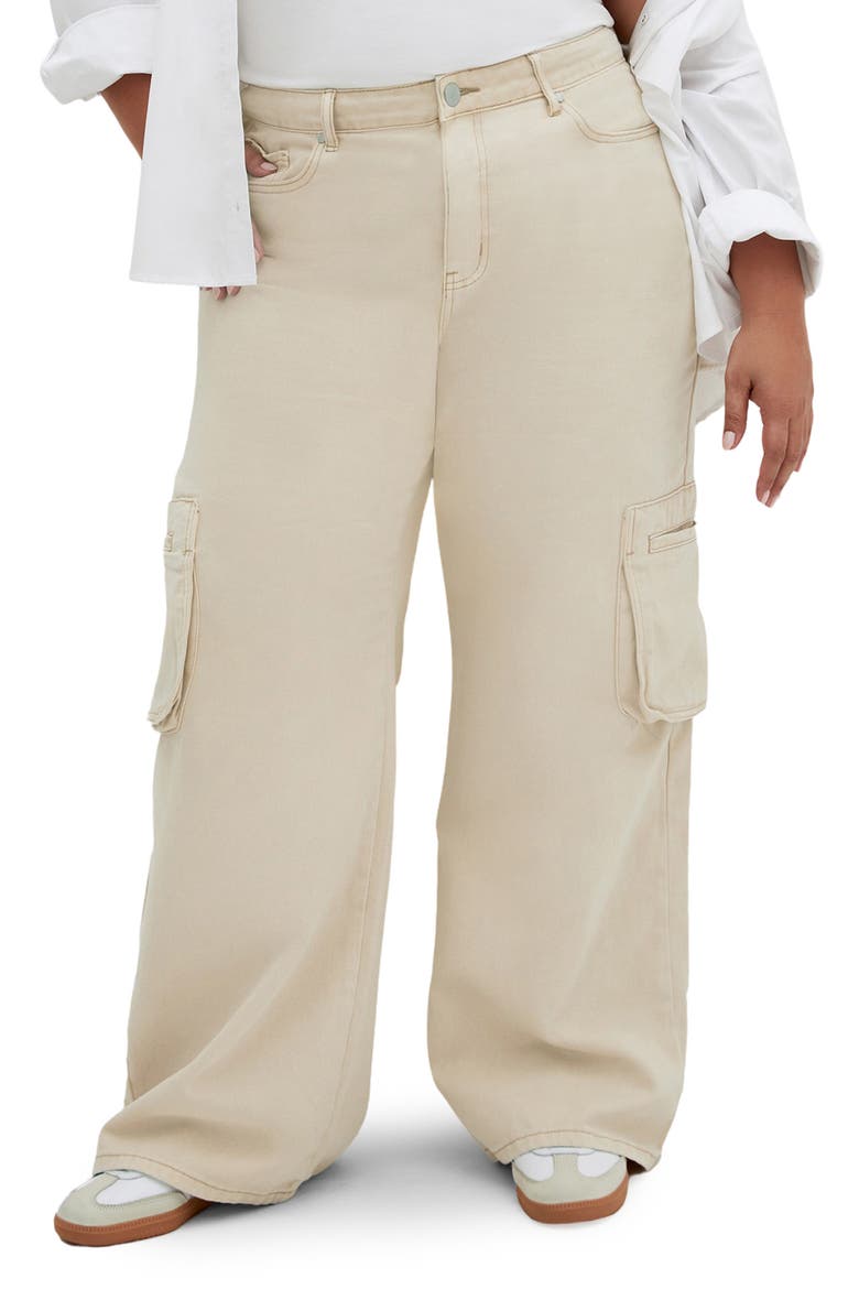 Clarence Cargo Pants, Main, color, ECRU
