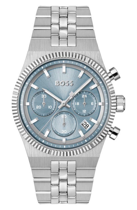 Candor Prime Chronograph Bracelet Watch, 41mm