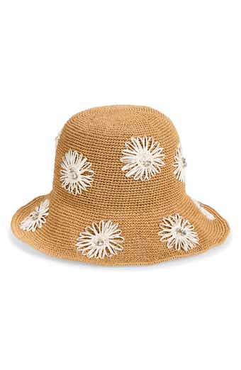 Floral Crochet Bucket Hat