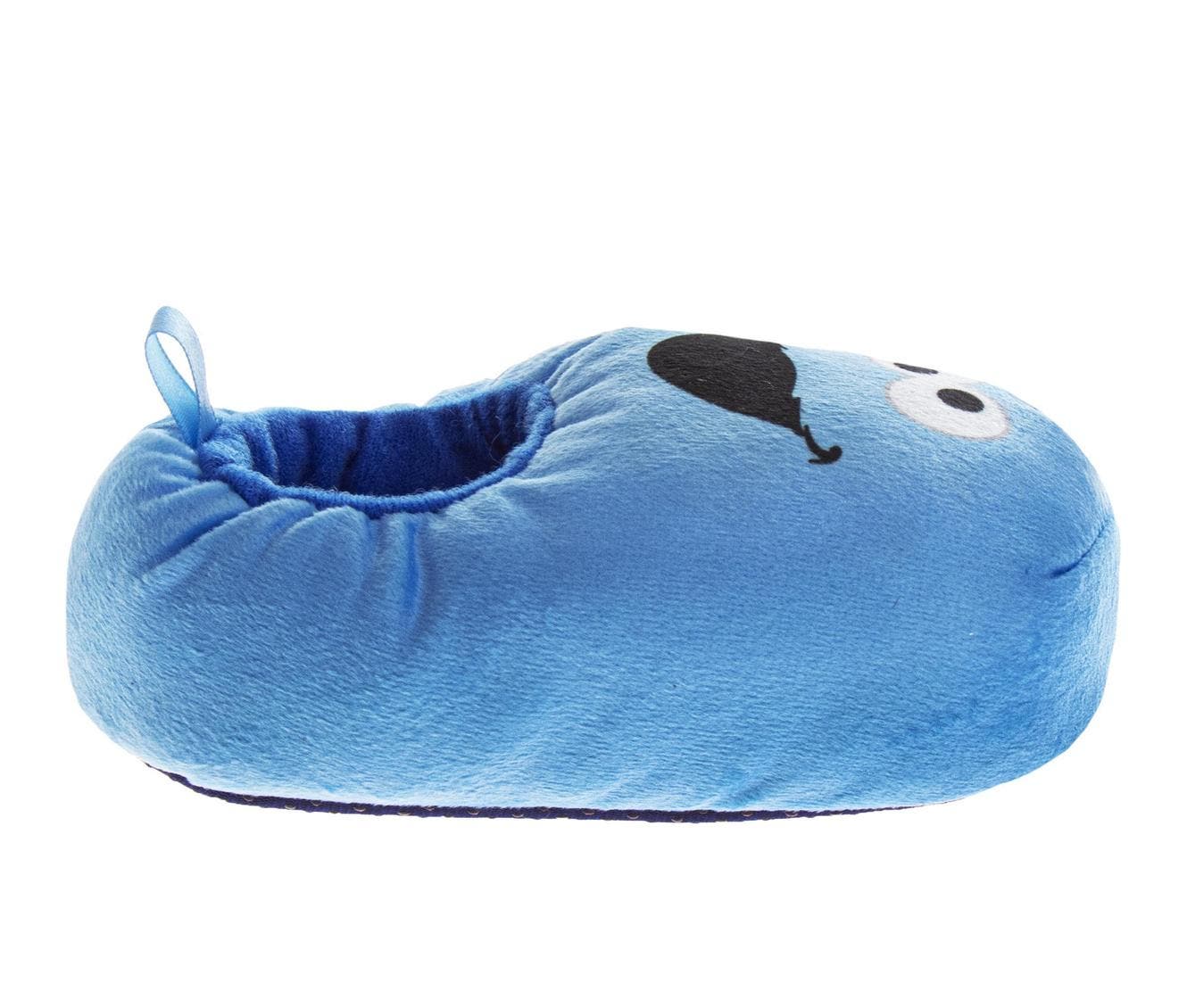 Sesame Street Cookie Monster Design Slippers Boys, Alternate, color, Blue