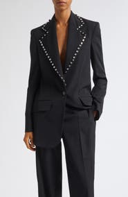 Stella McCartney Embellished Wool Blazer