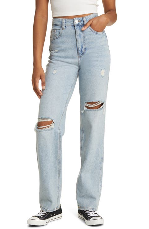 '90s Allan Ripped Boyfriend Flare Jeans
