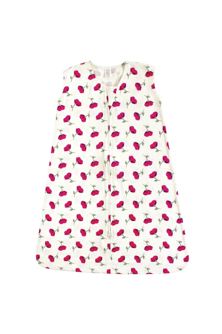 Sleeveless Organic Cotton Sleep Cocoon, Main, color, Petals