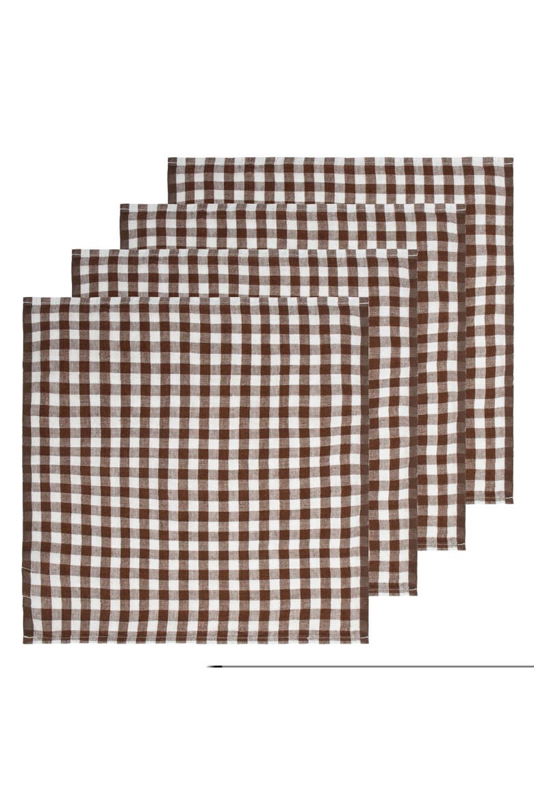 Picnic Napkins - Set of 4, Main, color, Walnut 20" x 20"