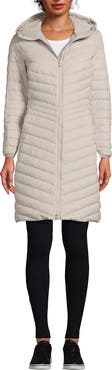 Lands' End Ultralight Packable Long Down Coat