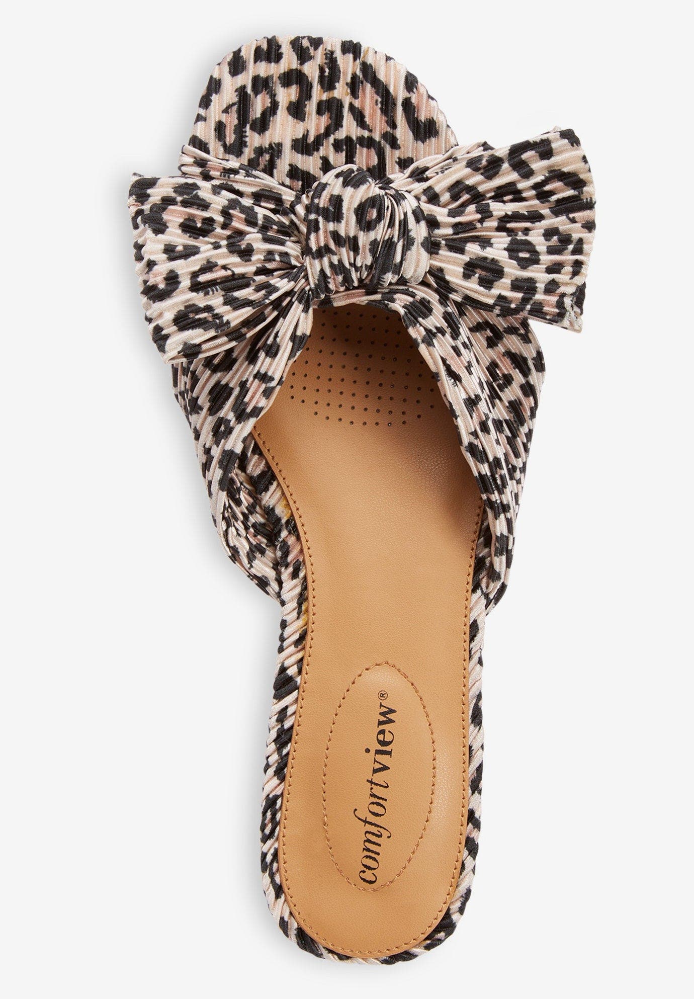 Comfortview The Blanche Mule, Alternate, color, Pastel Tie Dye