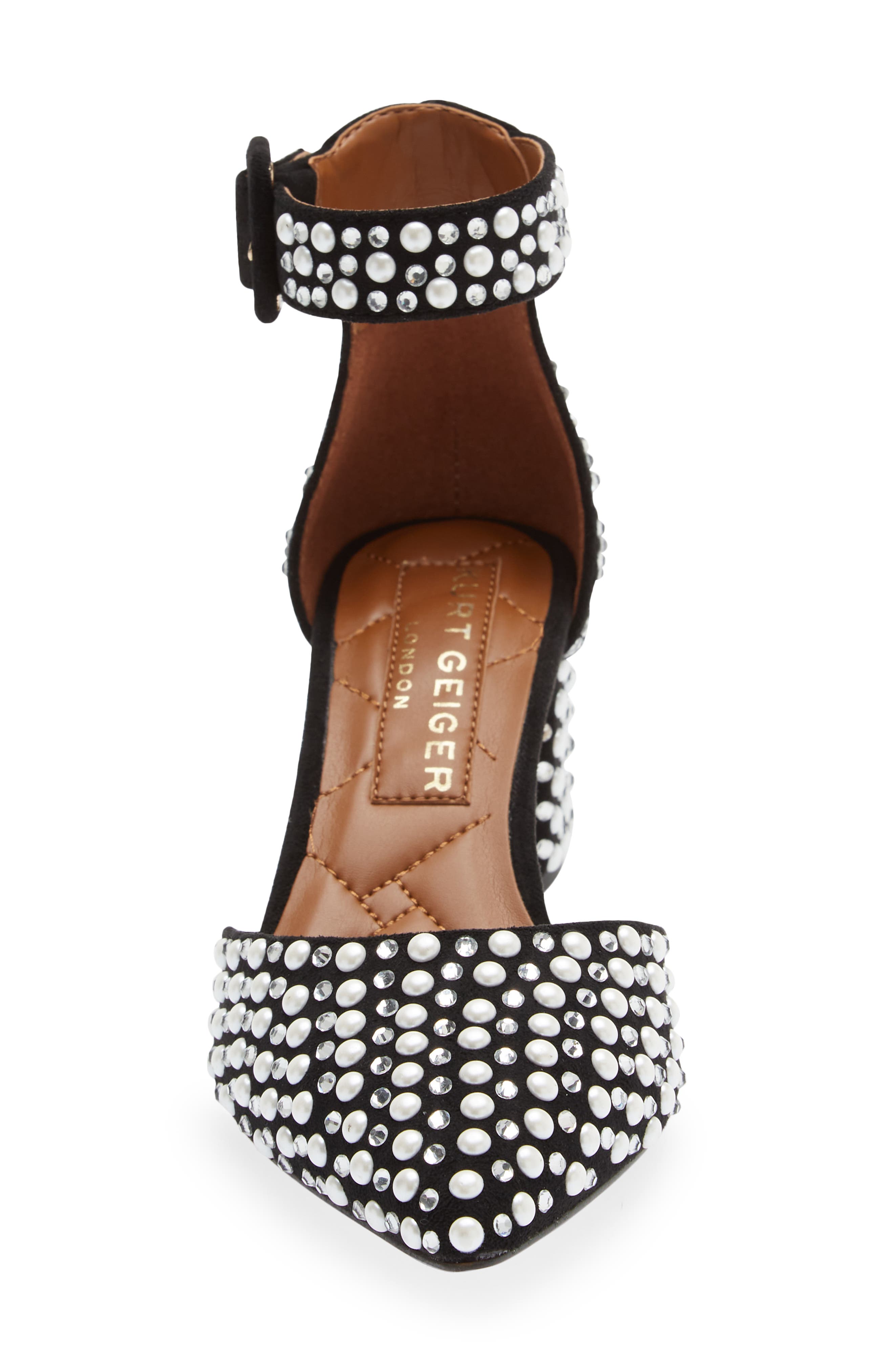 Burlington Ankle Strap Pump, Alternate, color, CHARCOAL