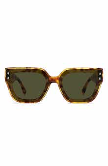 Isabel Marant 65mm Oversize Rectangular Sunglasses