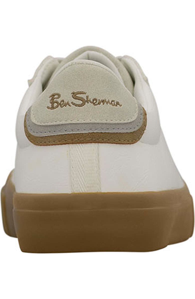 Ben Sherman Pepper Sneaker, Alternate, color, White/ Light Grey/ Sand/ Tan