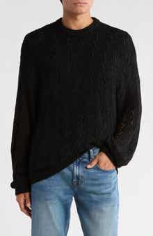 Obey Shimoda Pointelle Crewneck Sweater