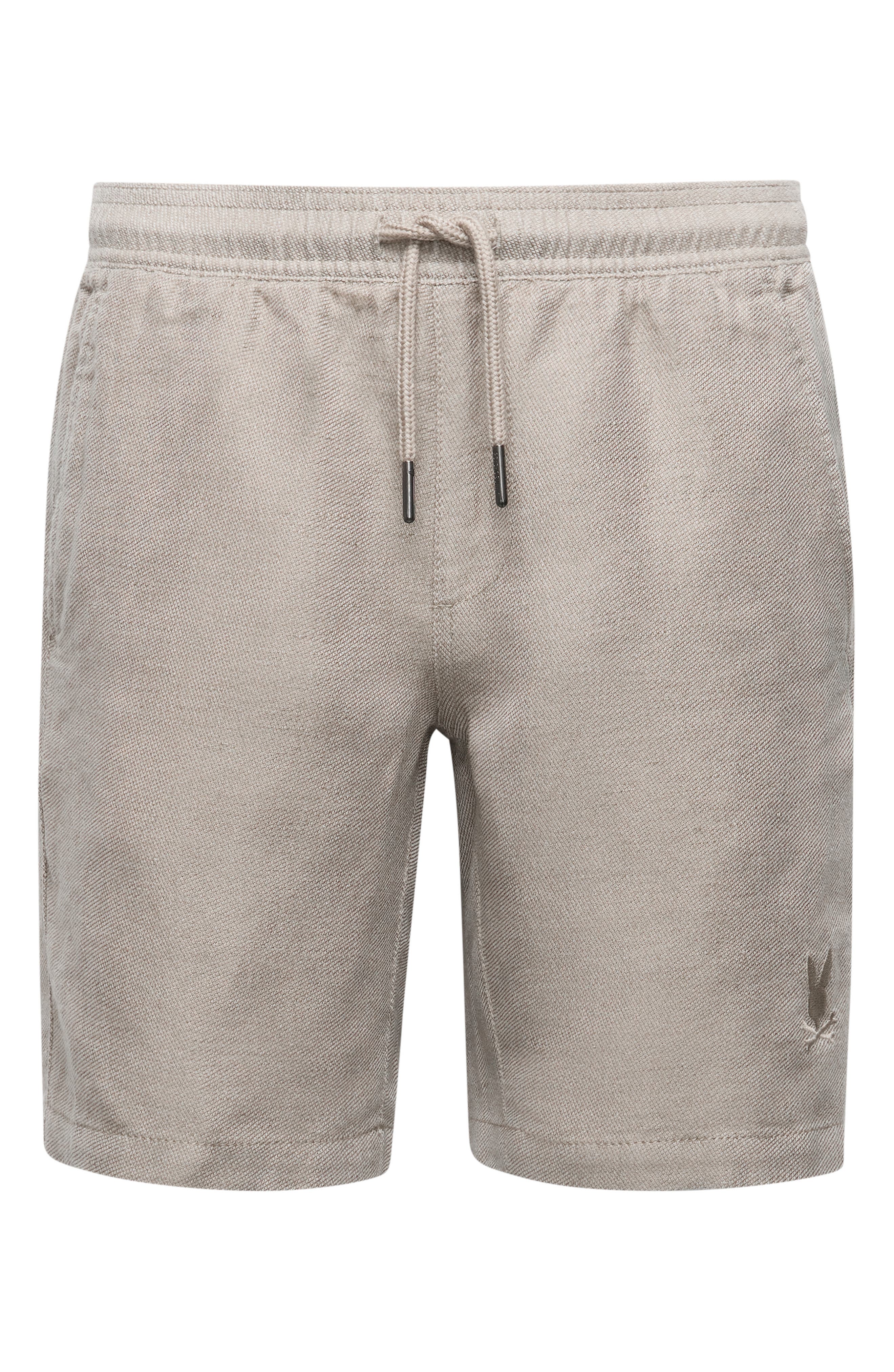Psycho Bunny Kids' Windcrest Linen & Cotton Blend Shorts