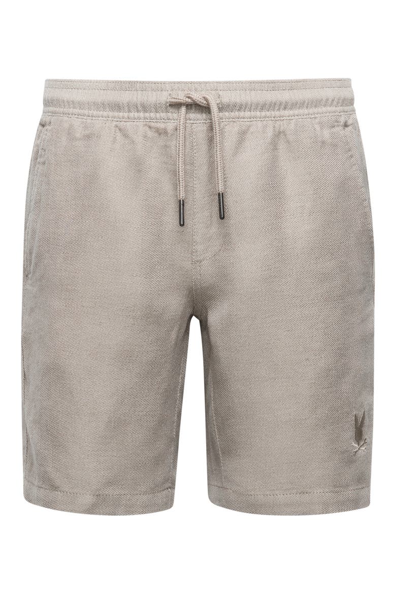 Kids' Windcrest Linen & Cotton Blend Shorts, Main, color, JUTE