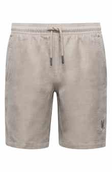 Psycho Bunny Kids' Windcrest Linen & Cotton Blend Shorts