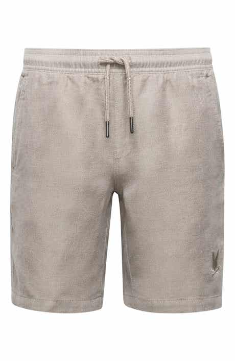Psycho Bunny Kids' Windcrest Linen & Cotton Blend Shorts