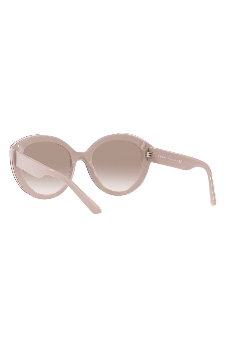 Prada 56mm Oval Sunglasses, Alternate, color, 