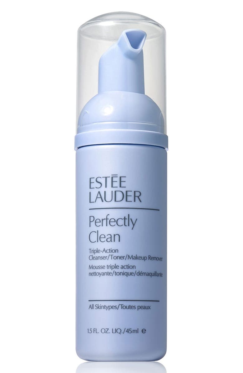 Estée Lauder Perfectly Clean Triple-Action Cleanser/Toner/Makeup Remover, Main, color,