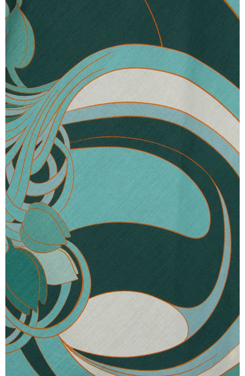 La DoubleJ Sarong Skirt, Alternate, color, Blooming Tulip Placée Menta