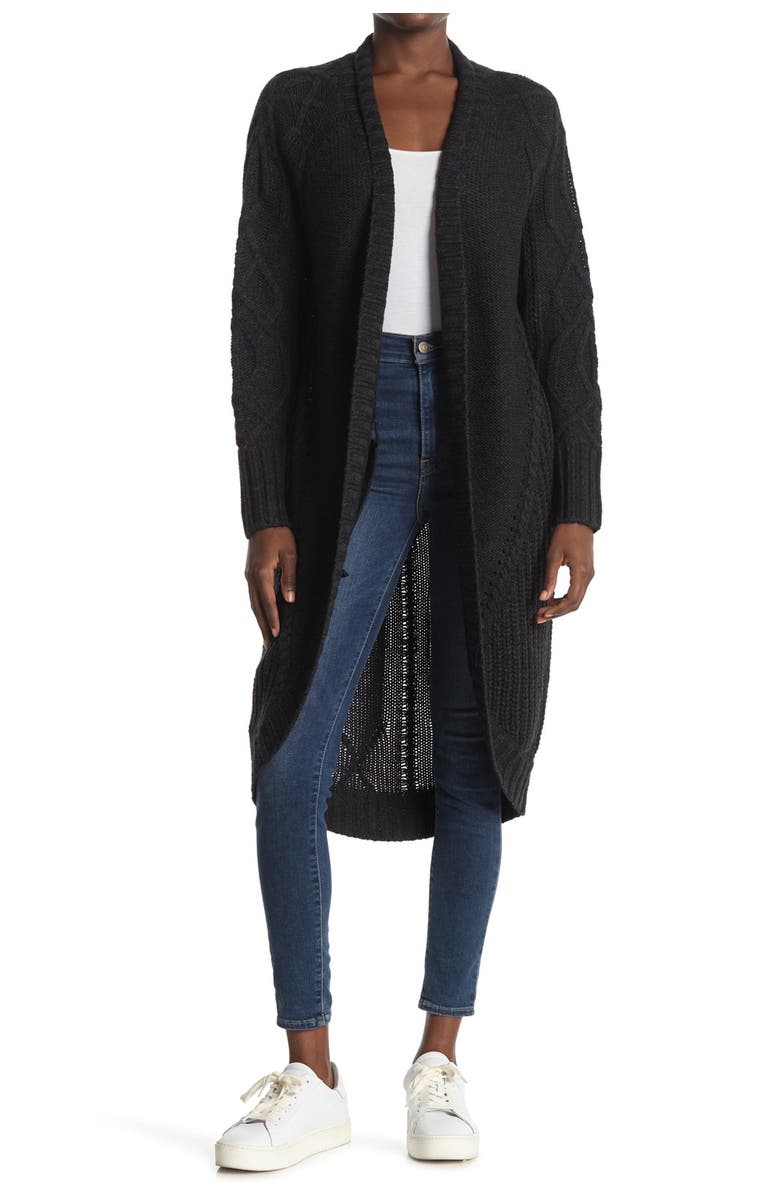 360 CASHMERE Chloe Cable Knit Cardigan, Main, color, 