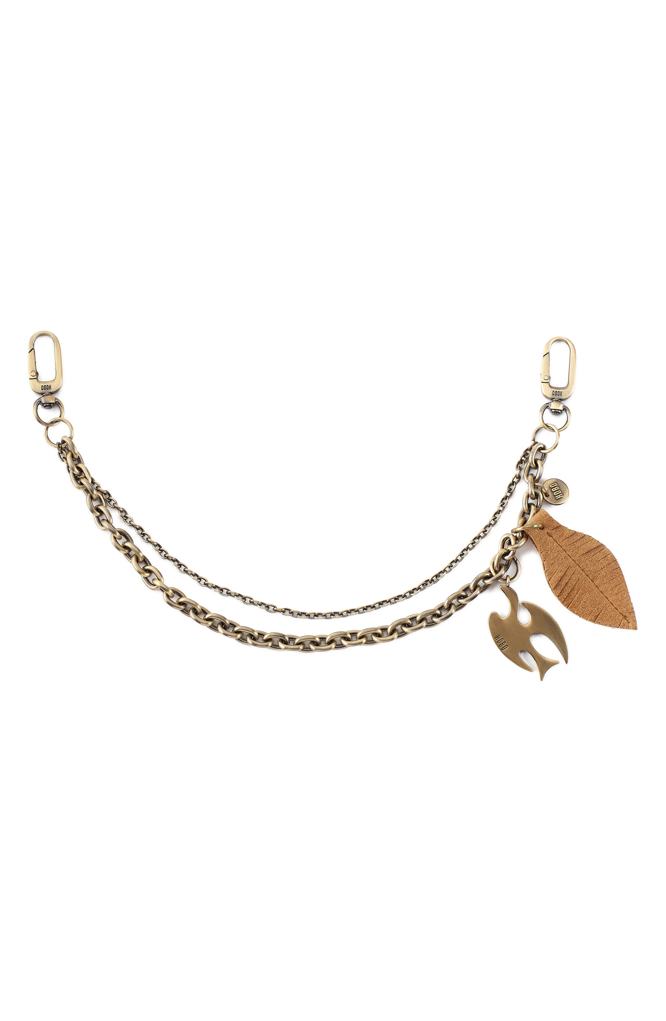 Dove Bag Charm, Main, color, WHISKEY