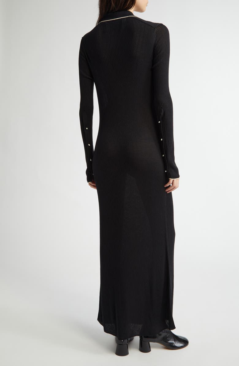 EENK Long Sleeve Rib Maxi Sweater Dress, Alternate, color, 