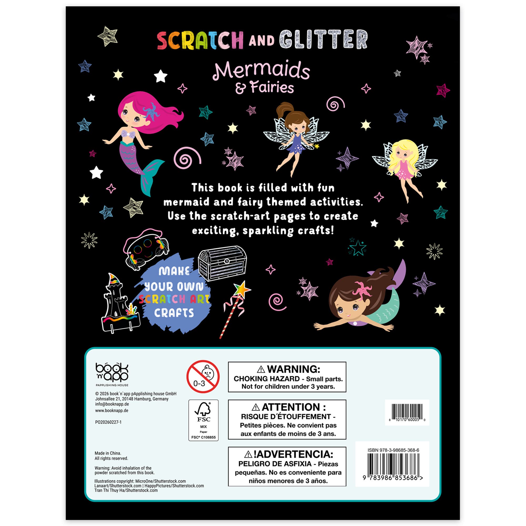 book 'n' app pApplishing house Scratch & Glitter Activity Book | Nordstrom