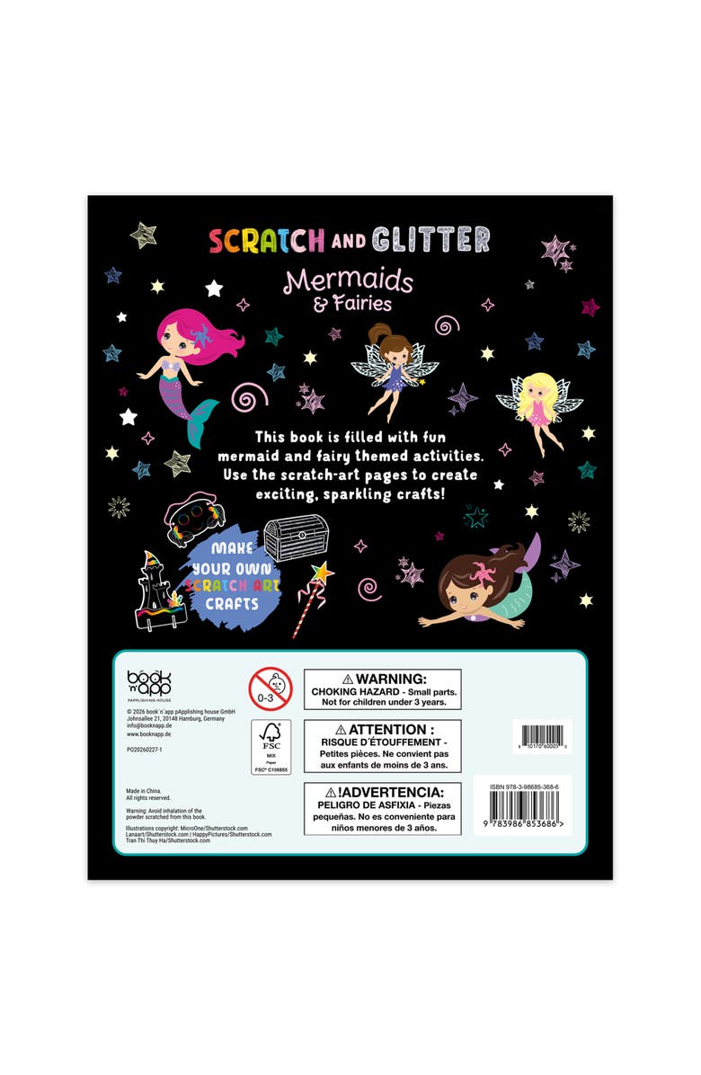 book 'n' app pApplishing house Scratch & Glitter Activity Book, Alternate, color, Multicolored