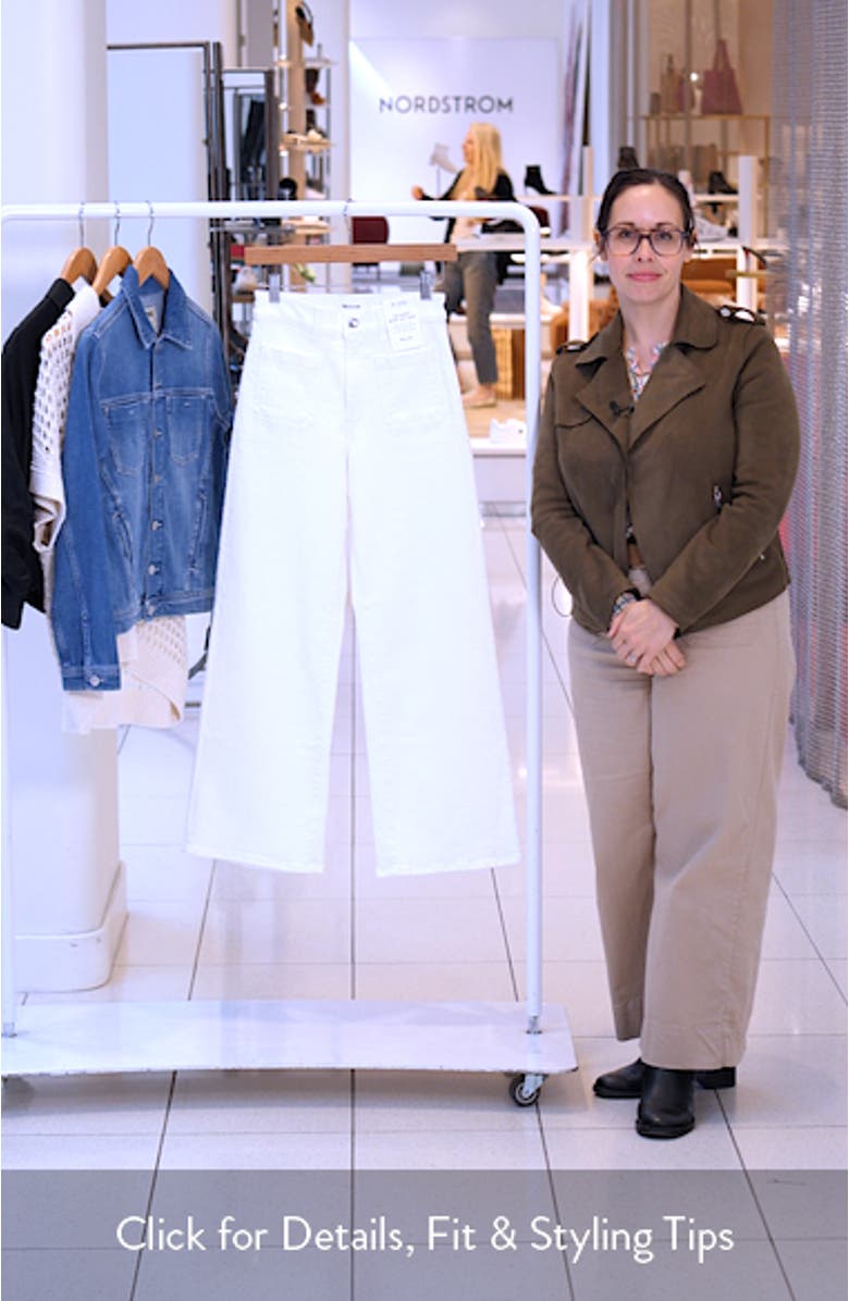 The Short Emmy Wide Leg Jeans, sales video thumbnail