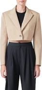 Grey Lab Crop Blazer