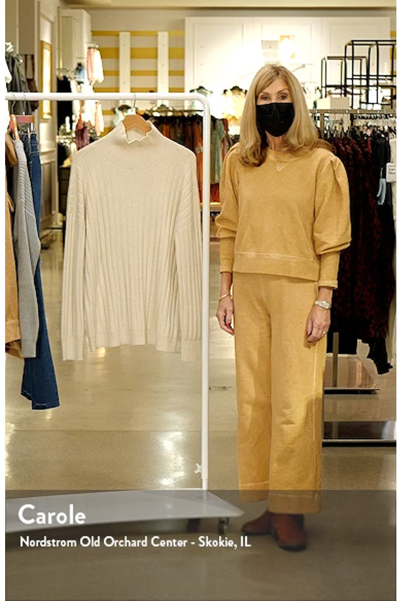 Women's Mock Neck Rib Tunic Sweater video