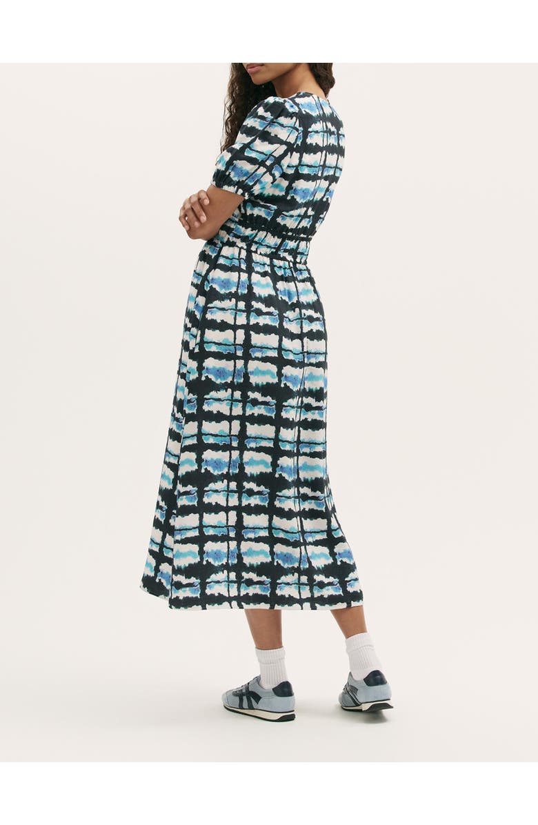 Finery London Katerina Tie Dye Midi Dress, Alternate, color, Blue Tie Dye