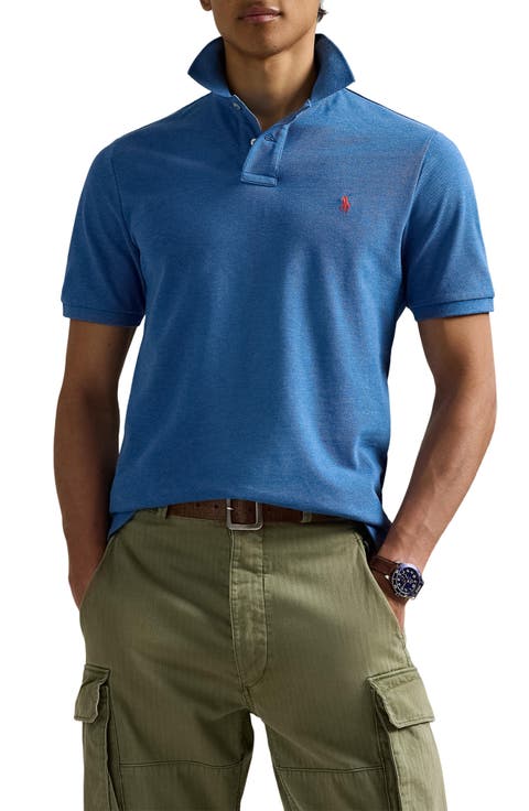 Solid Cotton Polo Shirt
