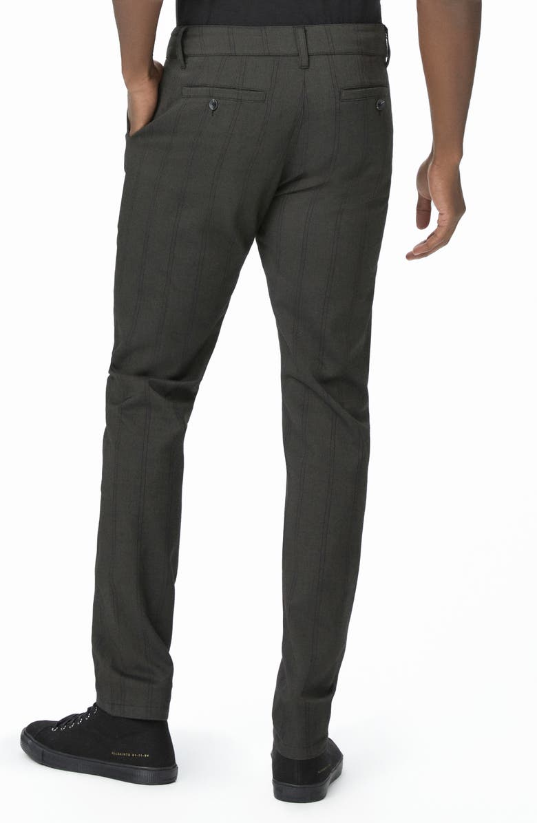 PAIGE Stafford Stripe Slim Fit Knit Pants, Alternate, color, Twilight Night