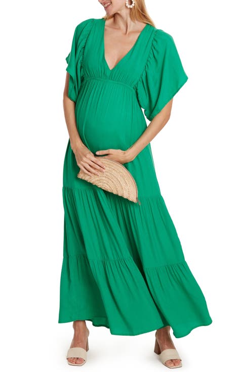 Claudette Maternity maxi dress