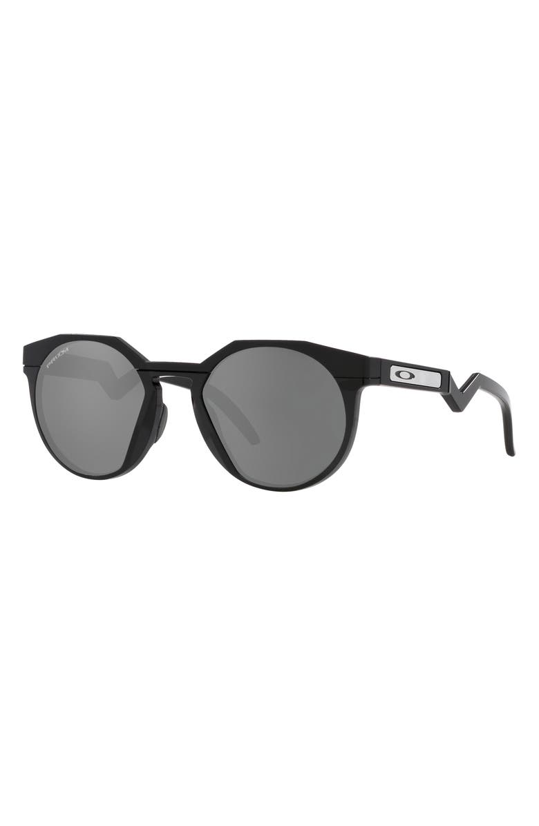 Oakley HSTN 52mm Prizm<sup>™</sup> Round Sunglasses, Alternate, color, Matte Black