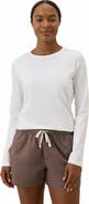 Pact Luxe Stretch Jersey Slim Long Sleeve Tee