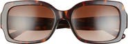 Tory Burch 55mm Rectangle Sunglasses