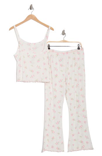 Jaclyn Ribbed Long Pajamas