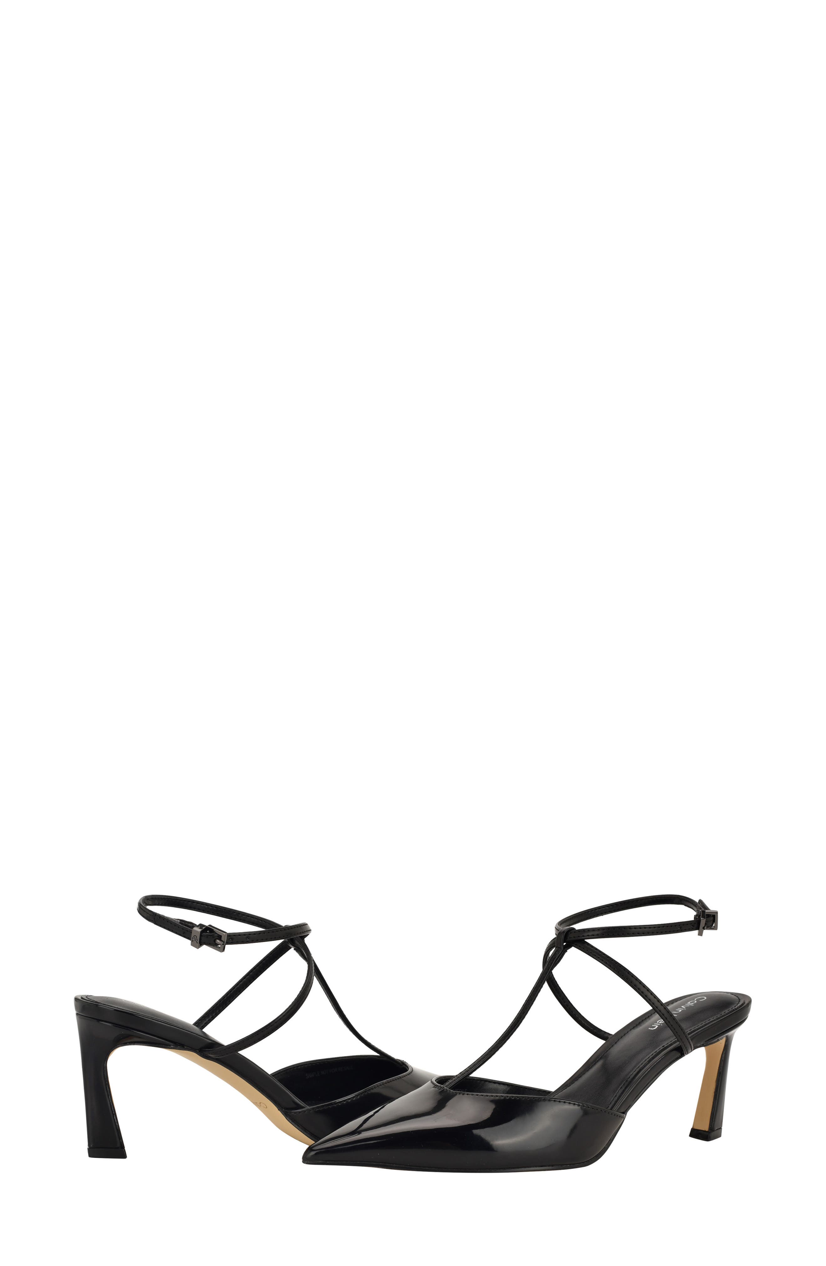 Calvin Klein Avriel 2 Ankle Strap Pump, Alternate, color, Black