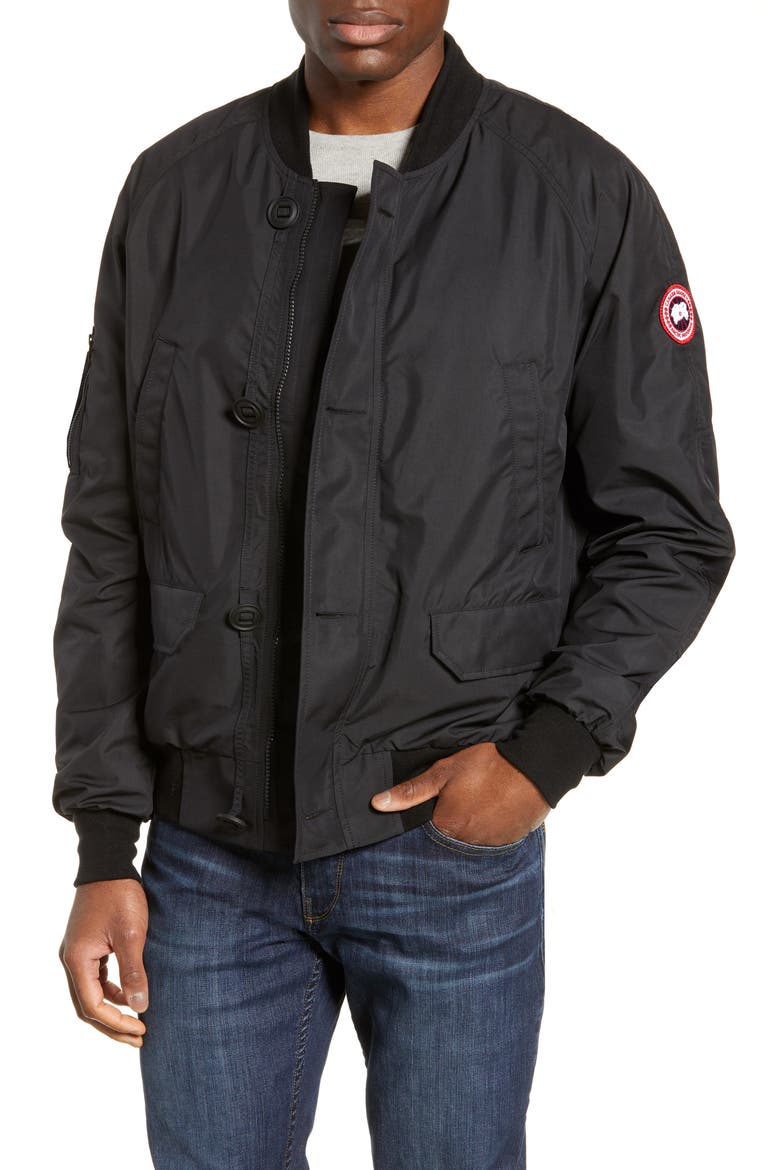 Faber Windblocker Bomber Jacket, Main, color, BLACK