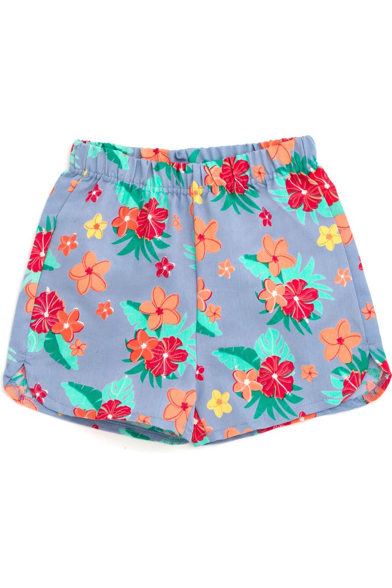 Moana T-Shirt and Chambray Shorts Set, Alternate, color, Pink Moana Pua